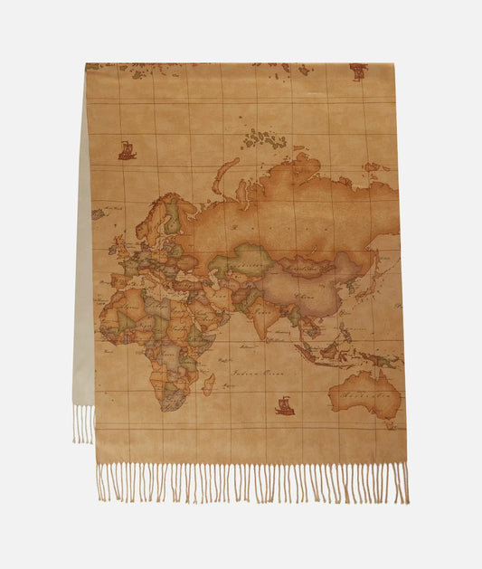 Stola con frange 72x175 Geo Classic