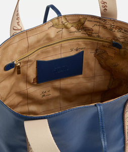Reverse Soft borsa shopping reversibile Blu Astrale