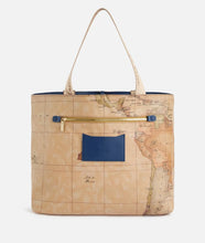Carica l&#39;immagine nel visualizzatore di Gallery, Reverse Soft borsa shopping reversibile Blu Astrale
