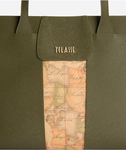 Windy City borsa shopping grande Verde Muschio