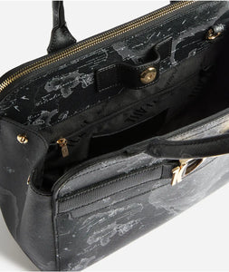 Folk Geo Night borsa a mano Nera