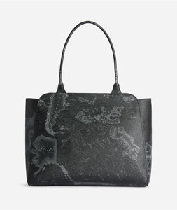 Folk Geo Night borsa shopping Nera