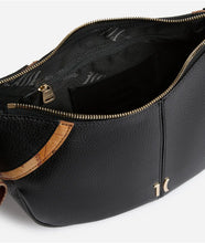 Carica l&#39;immagine nel visualizzatore di Gallery, Castle Leather tracolla a mezzaluna Nera
