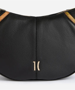 Castle Leather tracolla a mezzaluna Nera