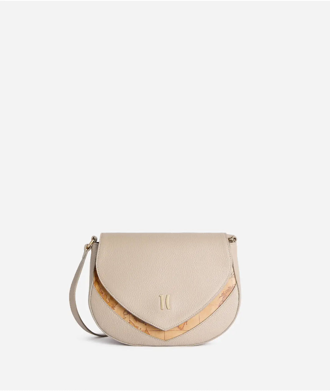 Castle Leather tracolla Taupe