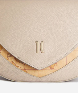 Castle Leather tracolla Taupe
