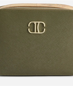 Skye Bag tracollina doppia zip Verde Muschio