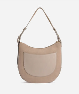 Wild Leather sottospalla doppia portabilità Greige