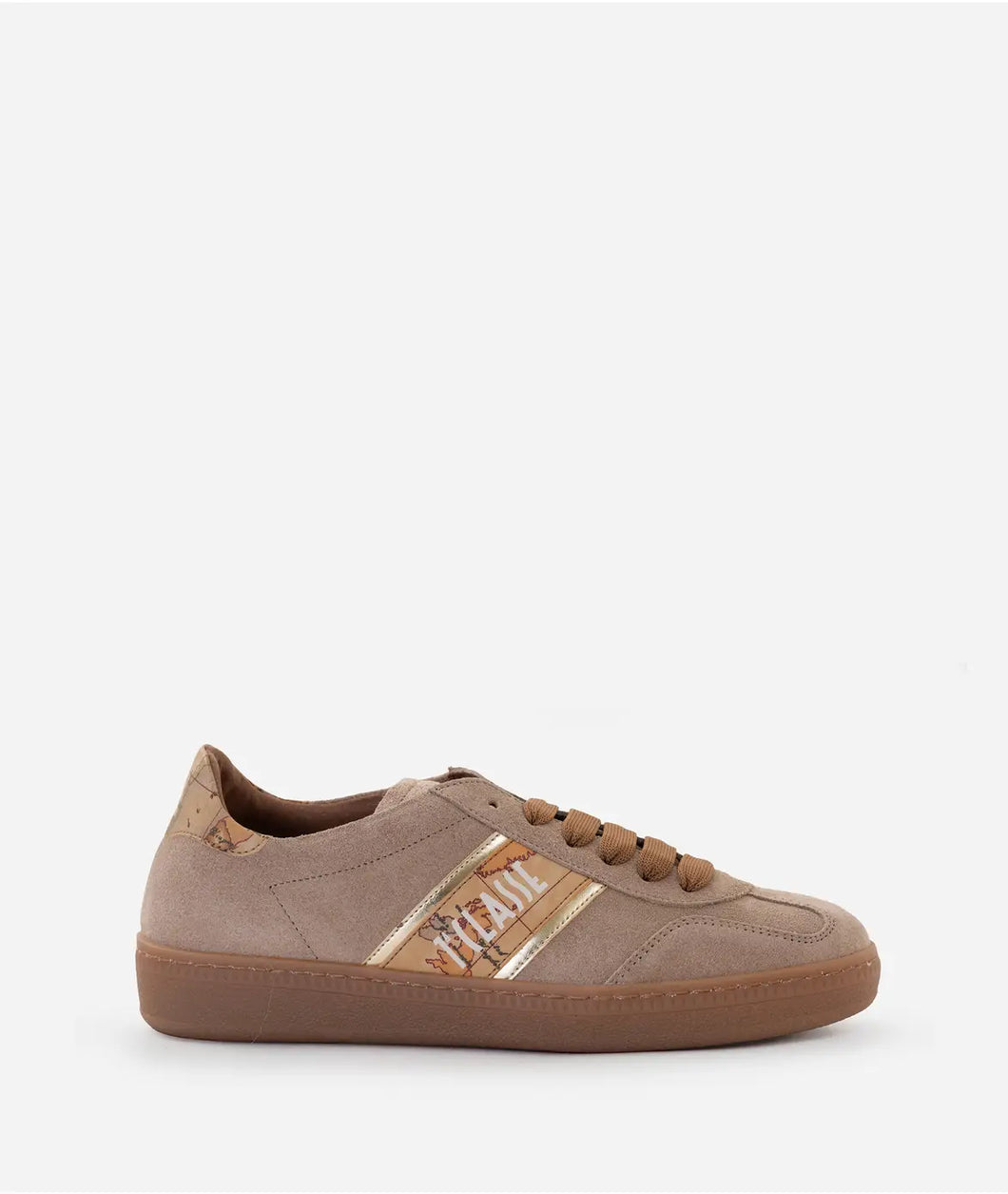 Sneaker in pelle scamosciata con banda 1ᴬ Classe Greige