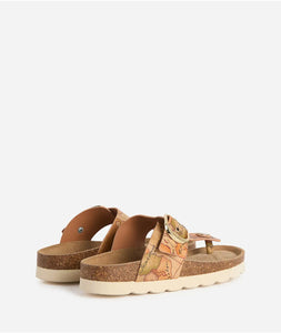 Infradito in eco nappa Geo Classic