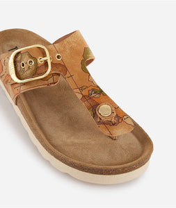 Infradito in eco nappa Geo Classic