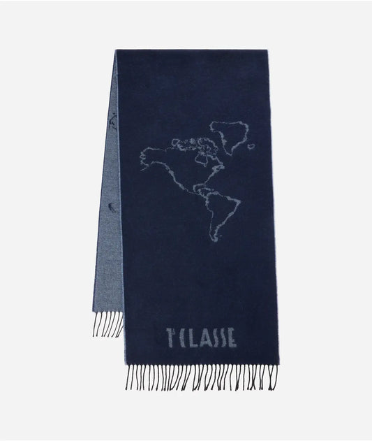 Sciarpa Geo Filetto in misto lana e cotone 40x170 Avio Alviero Martini