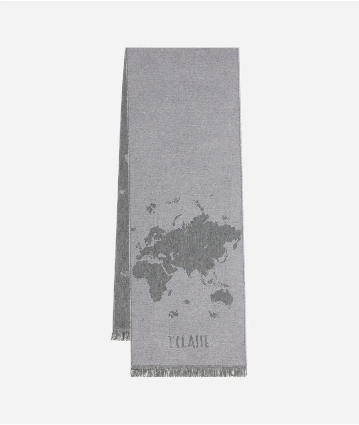 Sciarpa Geo Pieno in misto lana e viscosa 30x170 Lilla Alviero Martini