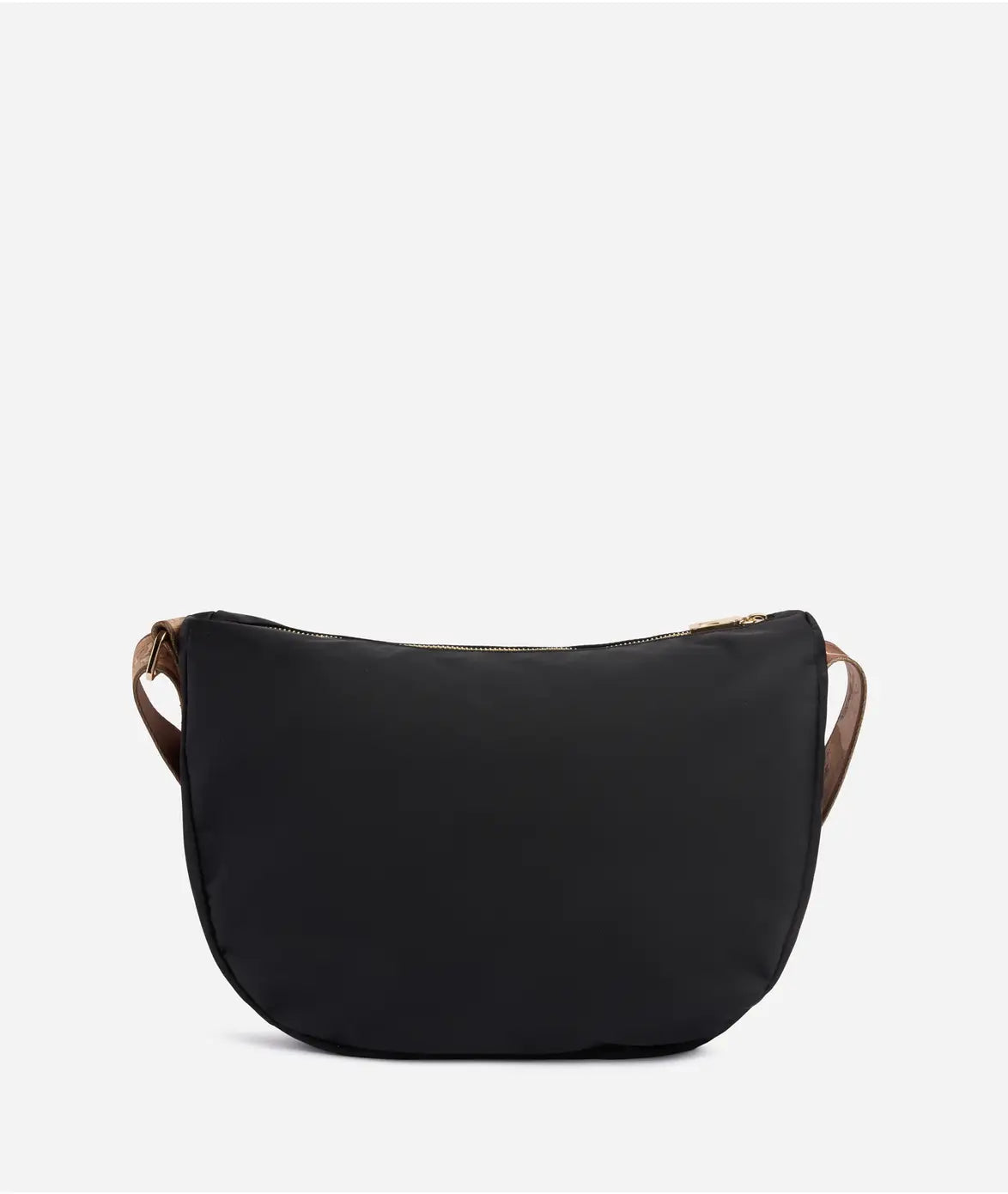 Whisper Nylon tracolla a mezzaluna media Nera Alviero Martini