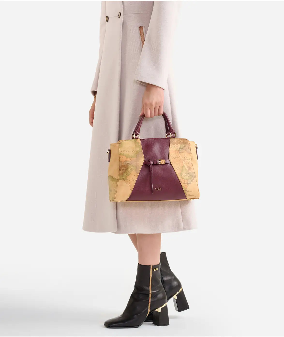 Geo Saloon borsa a mano Burgundy Alviero Martini
