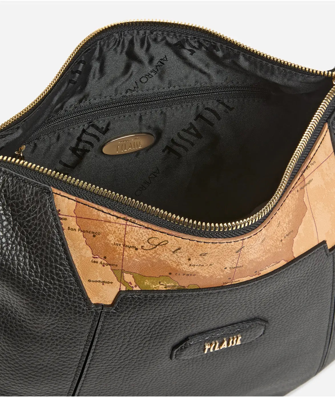 Sierra Leather borsa sottospalla Nera Alviero Martini