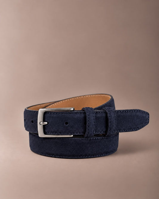 Cintura Uomo in Vera Pelle 100% Made in Italy – Il Kuoio 2650Blu