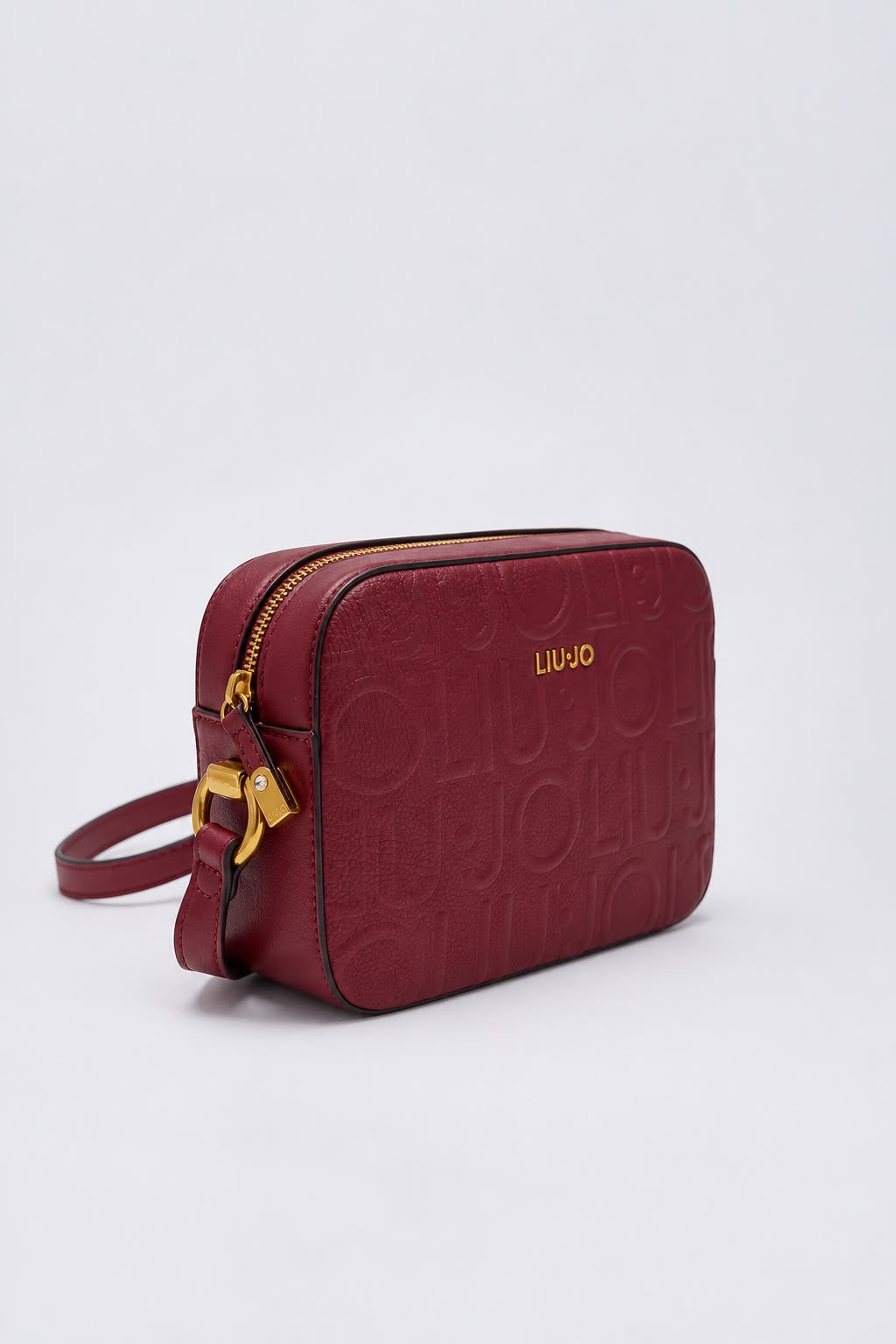 Borsa a tracolla media con logo Liu Jo