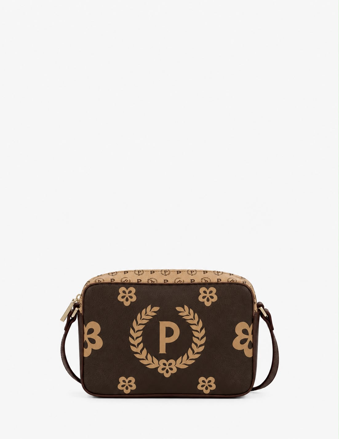 Pollini Borsa a tracolla Camera Bag Day-si! Heritage Marrone/Crema