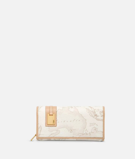 Art.C W026 6188 Geo White Portafogli grande