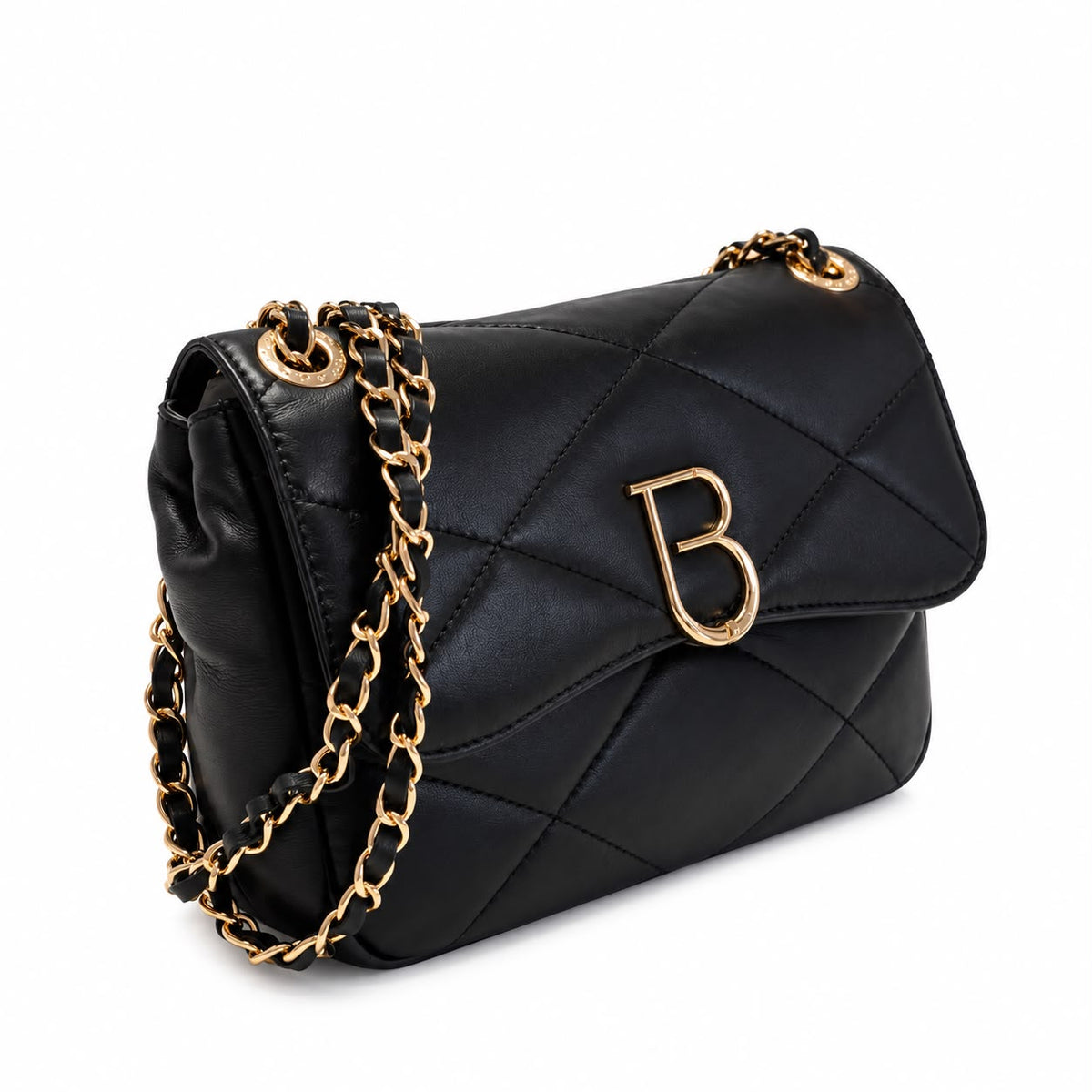 ToscaBlu Tracollina trapuntata Emily con logo colore Nero