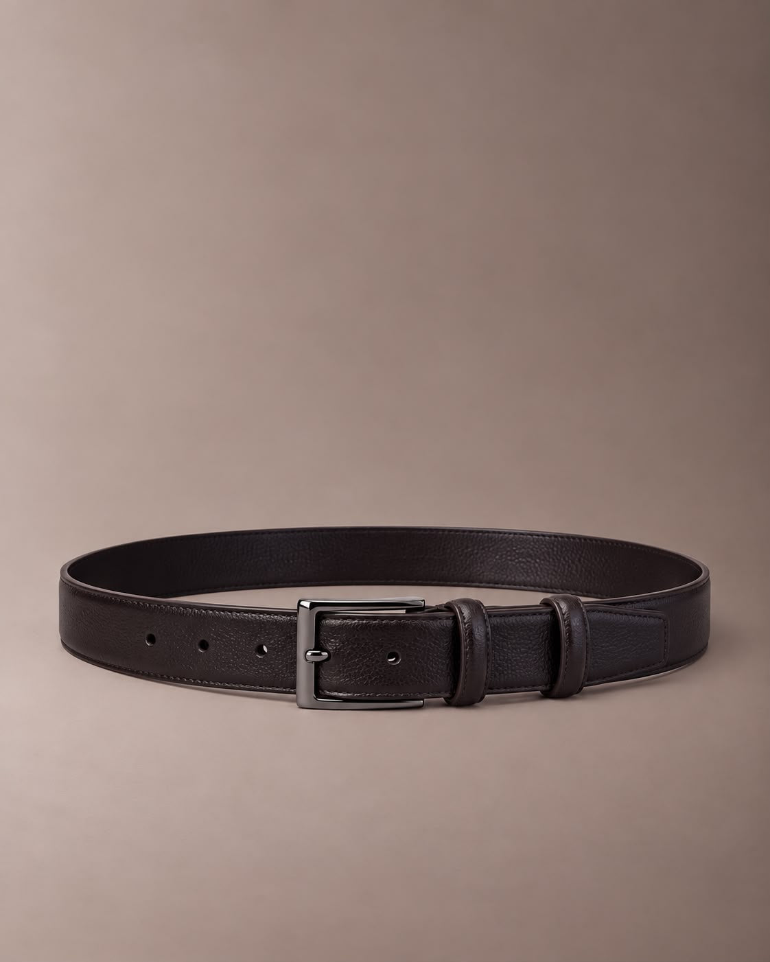 Cintura Uomo in Vera Pelle 100% Made in Italy – Il Kuoio 055T.Moro