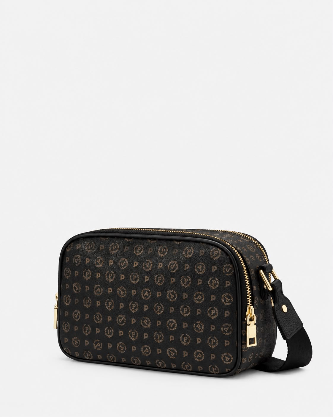 Pollini Linea Heritage Camera Bag Heritage Logo Classic Nero/Nero
