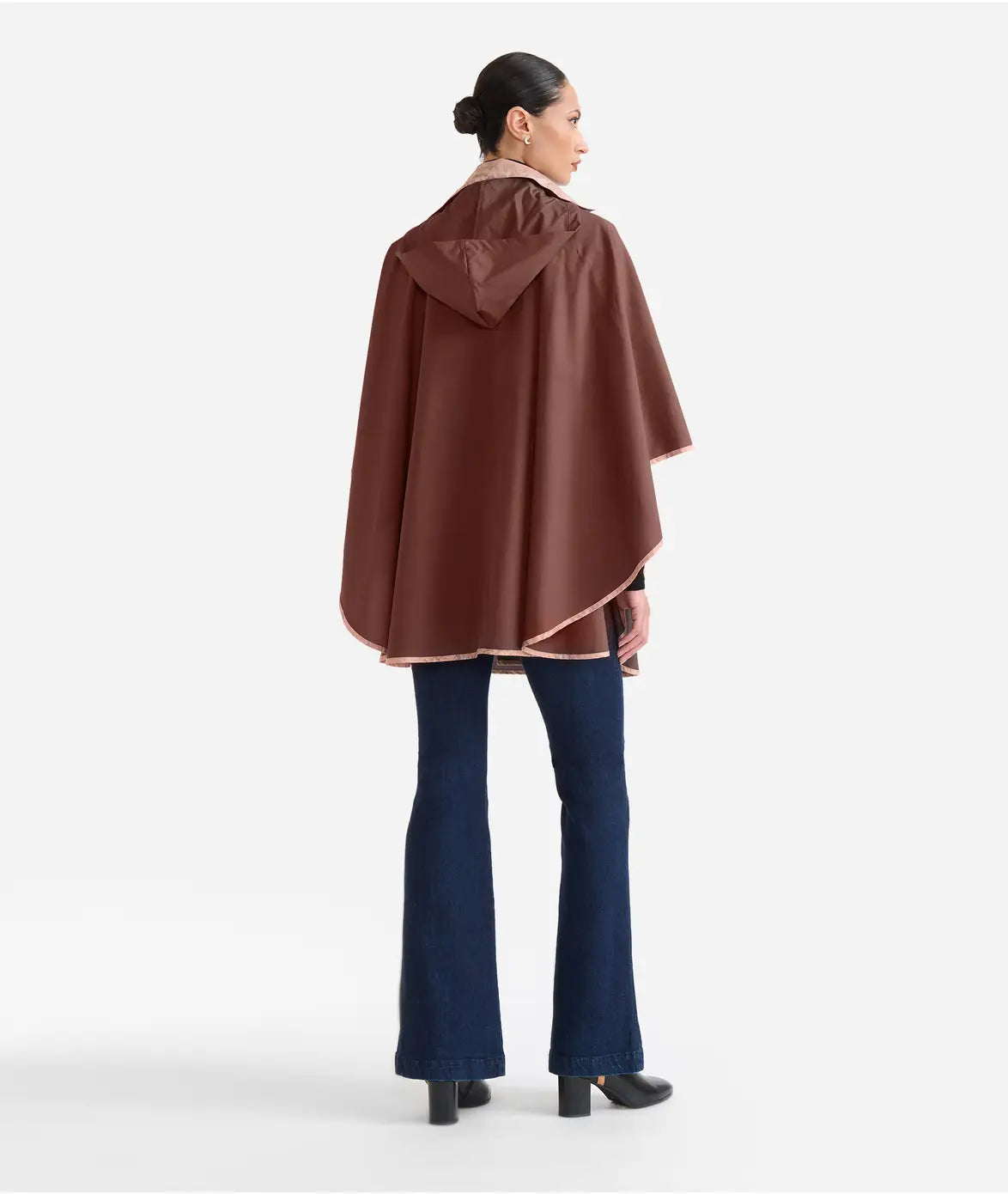 Poncho impermeabile lungo Marrone Alviero Martini