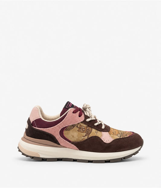 Sneakers Donna 1ª Classe – Geo Classic Burgundy Alviero Martini