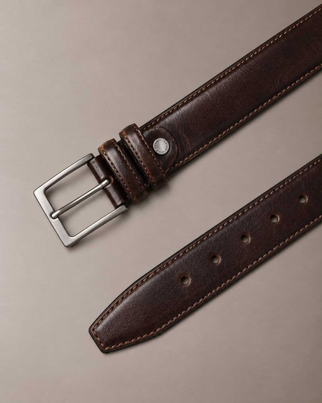 Cintura Uomo in Vera Pelle 100% Made in Italy – Il Kuoio 2667T.Moro