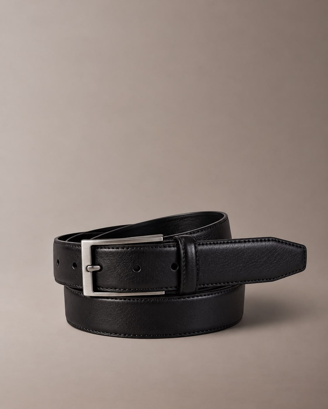 Cintura Uomo in Vera Pelle 100% Made in Italy – Il Kuoio 2667Nero