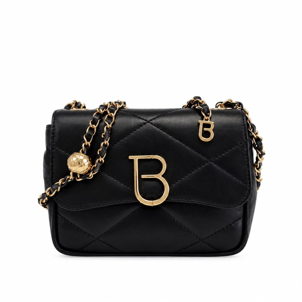 ToscaBlu  Tracollina trapuntata Emily con logo colore Nero