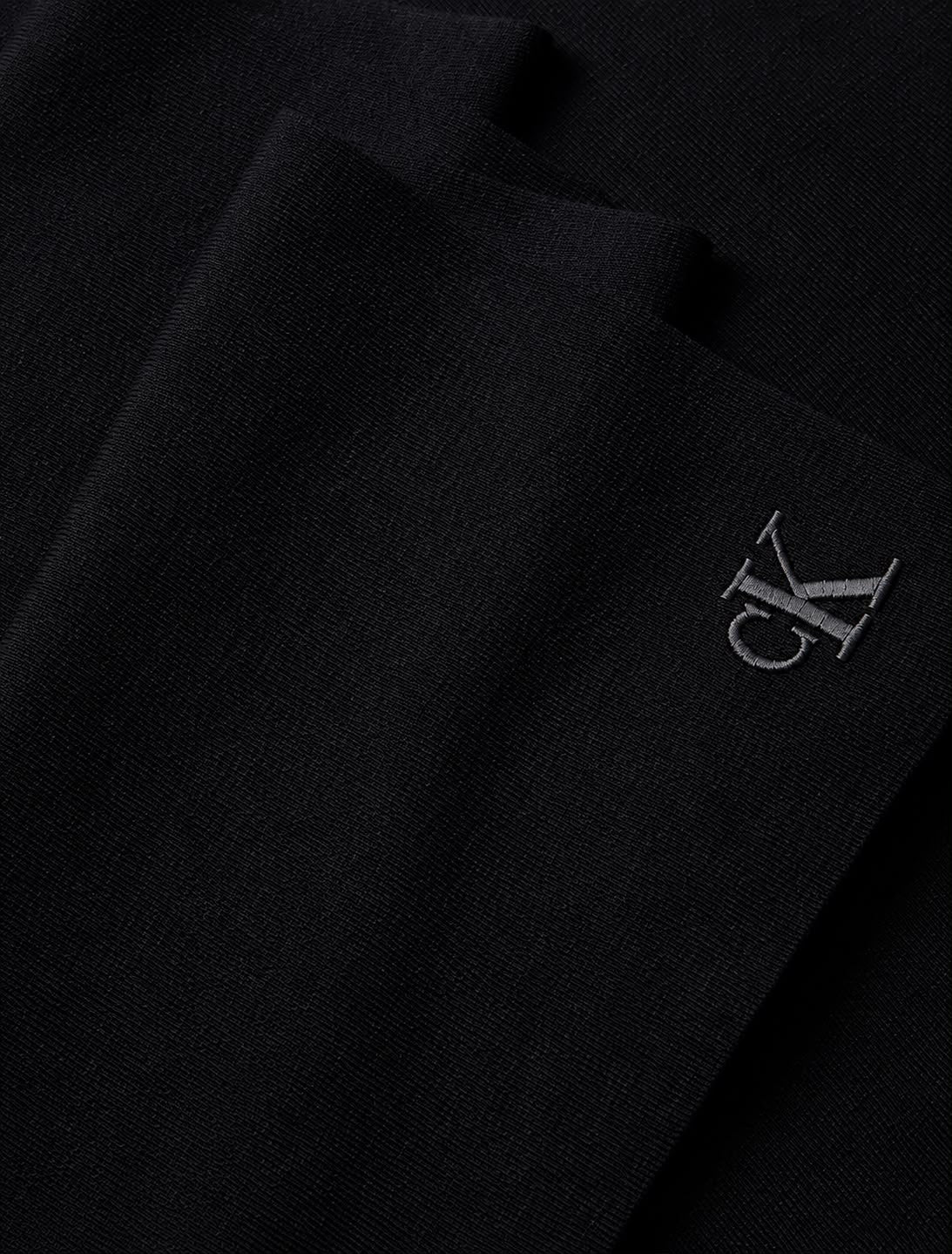 Sciarpa con signature logo Calvin Klein Black