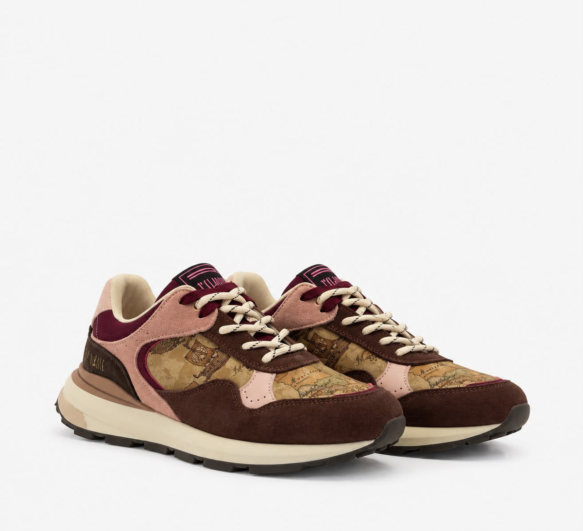 Sneakers Donna 1ª Classe – Geo Classic Burgundy Alviero Martini