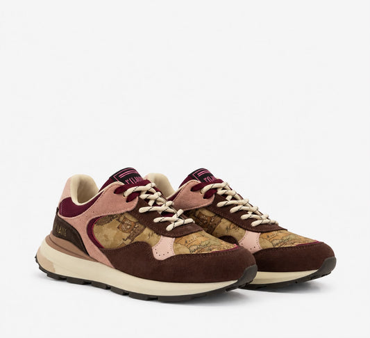 Sneakers Donna 1ª Classe – Geo Classic Burgundy Alviero Martini