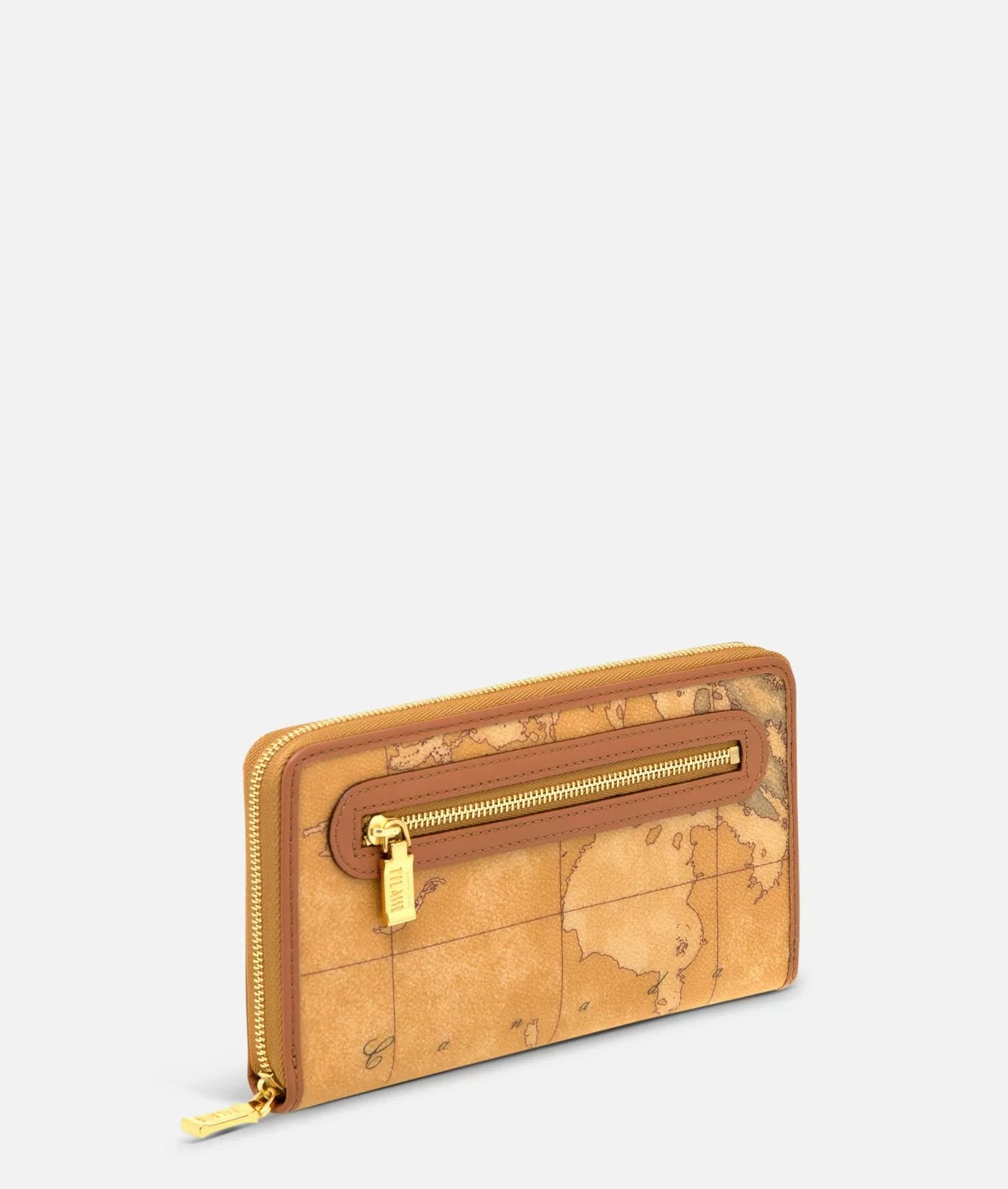 Art.C W028 6000 geo classic portafoglio grande con zip e tasca Alviero Martini