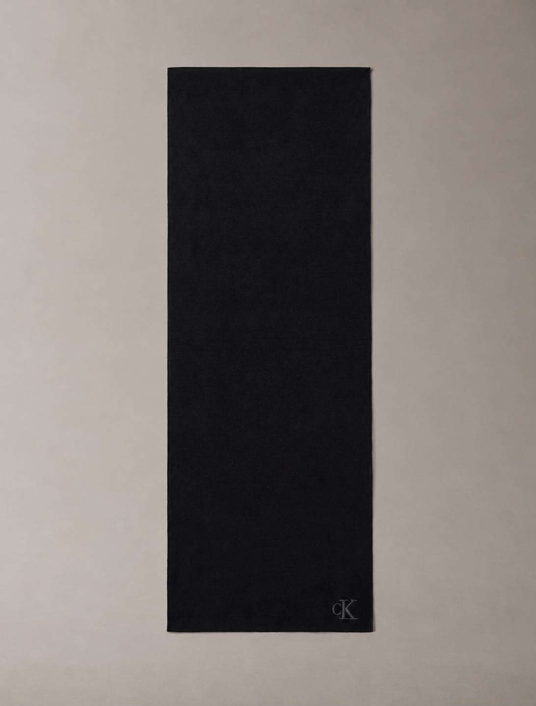 Sciarpa con signature logo Calvin Klein Black