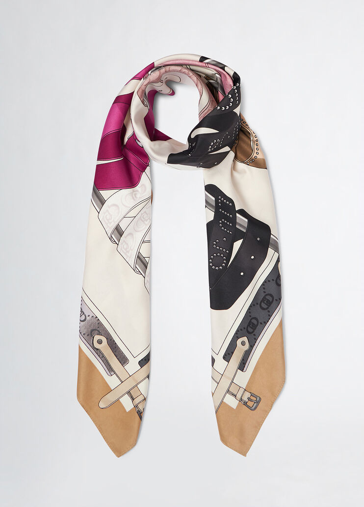 Foulard con stampa
