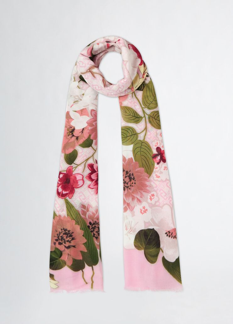 Stola con stampa floreale