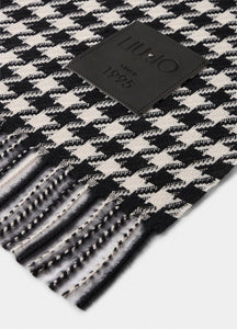 Stola jacquard in vichy