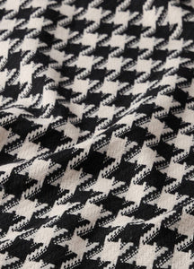 Stola jacquard in vichy