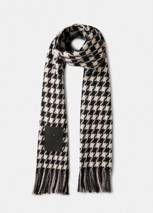 Stola jacquard in vichy