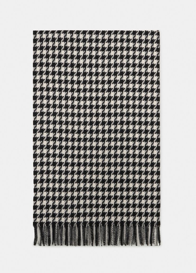 Stola jacquard in vichy