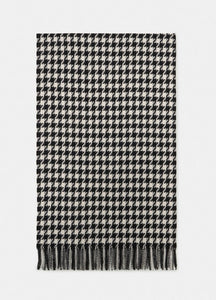 Stola jacquard in vichy
