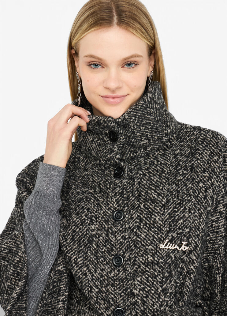 Poncho con cintura