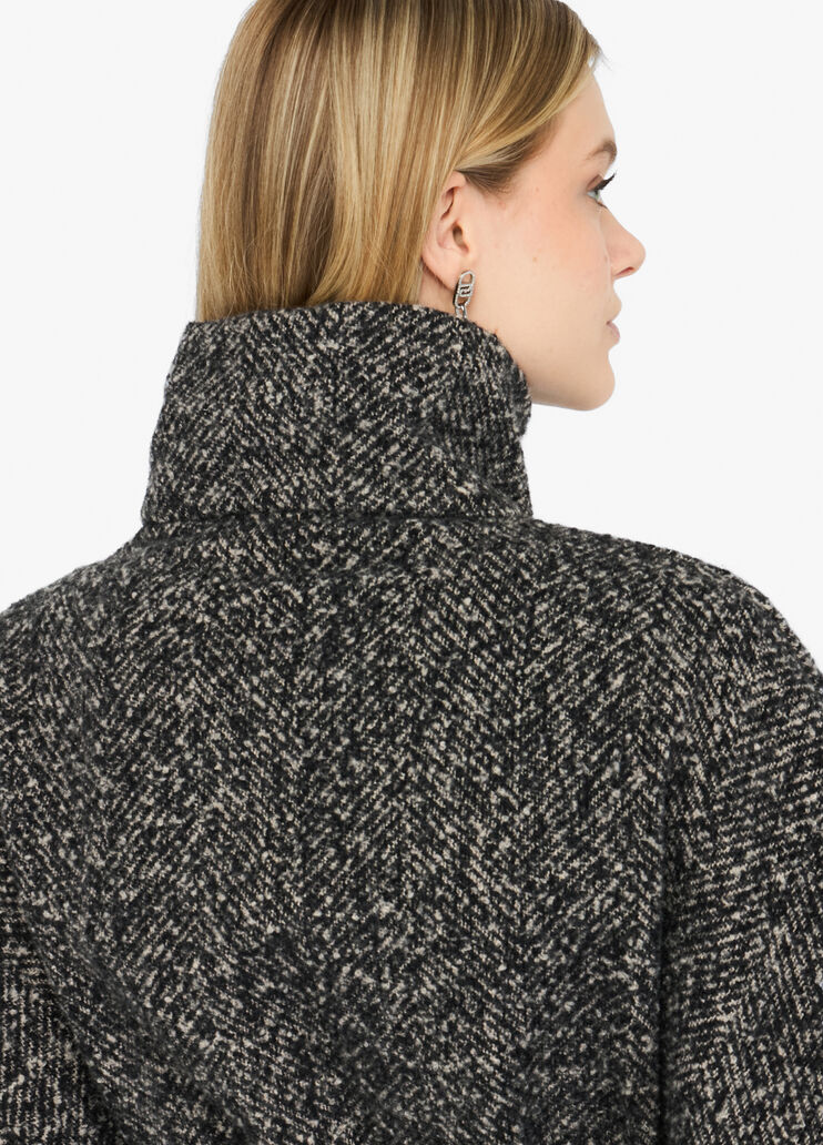 Poncho con cintura