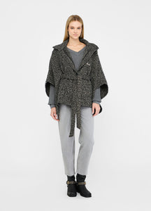 Poncho con cintura