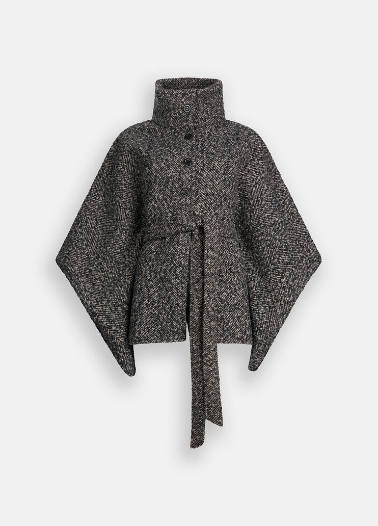 Poncho con cintura