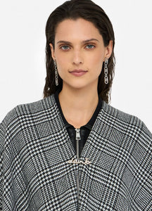 Poncho in principe di galles