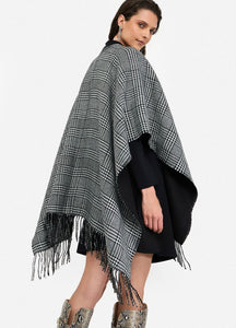 Poncho in principe di galles